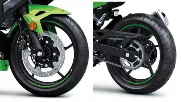 Kawasaki Ninja 500 tyres