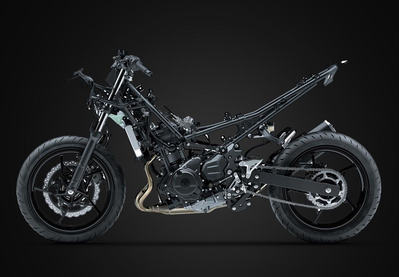 Kawasaki Ninja 400 chassis