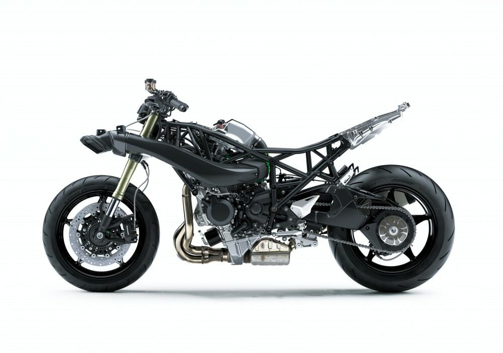 Kawasaki Ninja H2 SX chassis