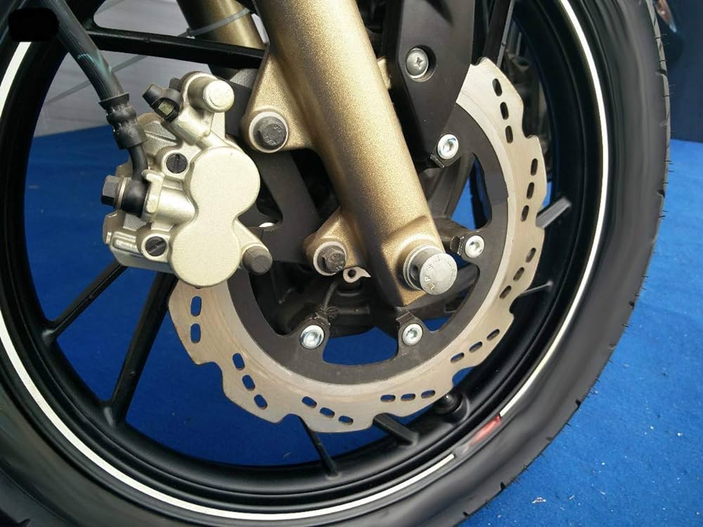 TVS Apache RTR 180 brakes
