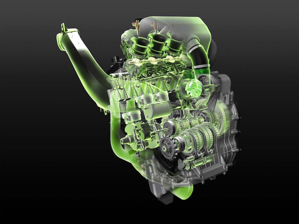 Kawasaki Ninja H2 SX Engine