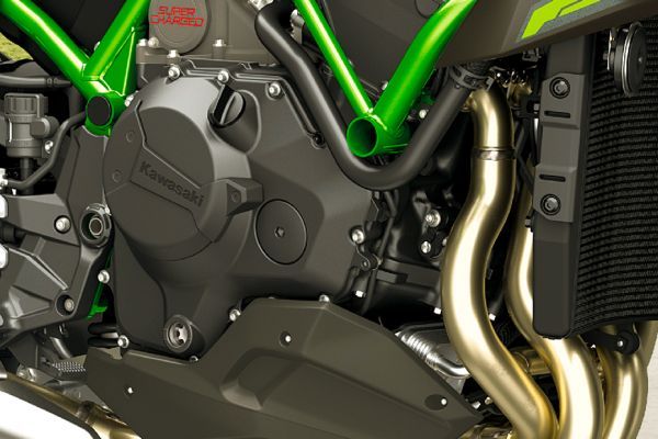 Kawasaki Z H2 engine