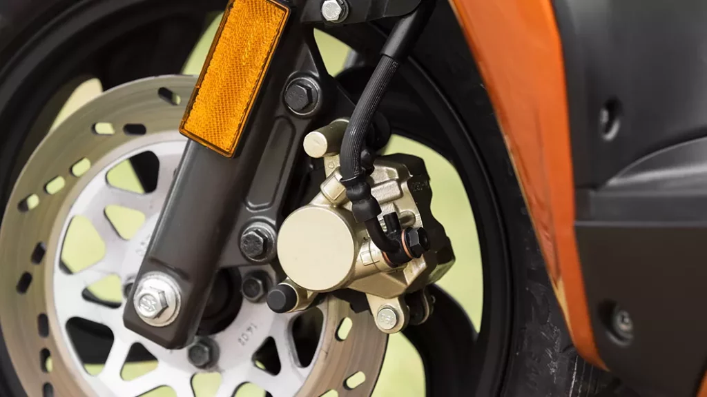 TVS Jupiter 125 brakes