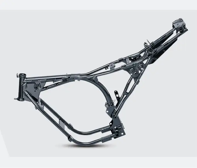 TVS Apache RTR 180 chassis