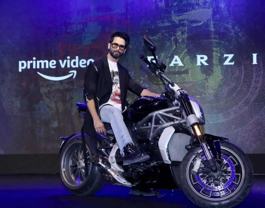 ducati with shahid kapoor