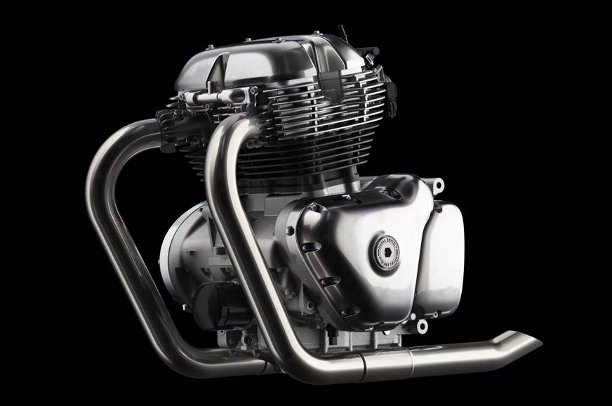 Royal Enfield Interceptor 650 engine and transmission