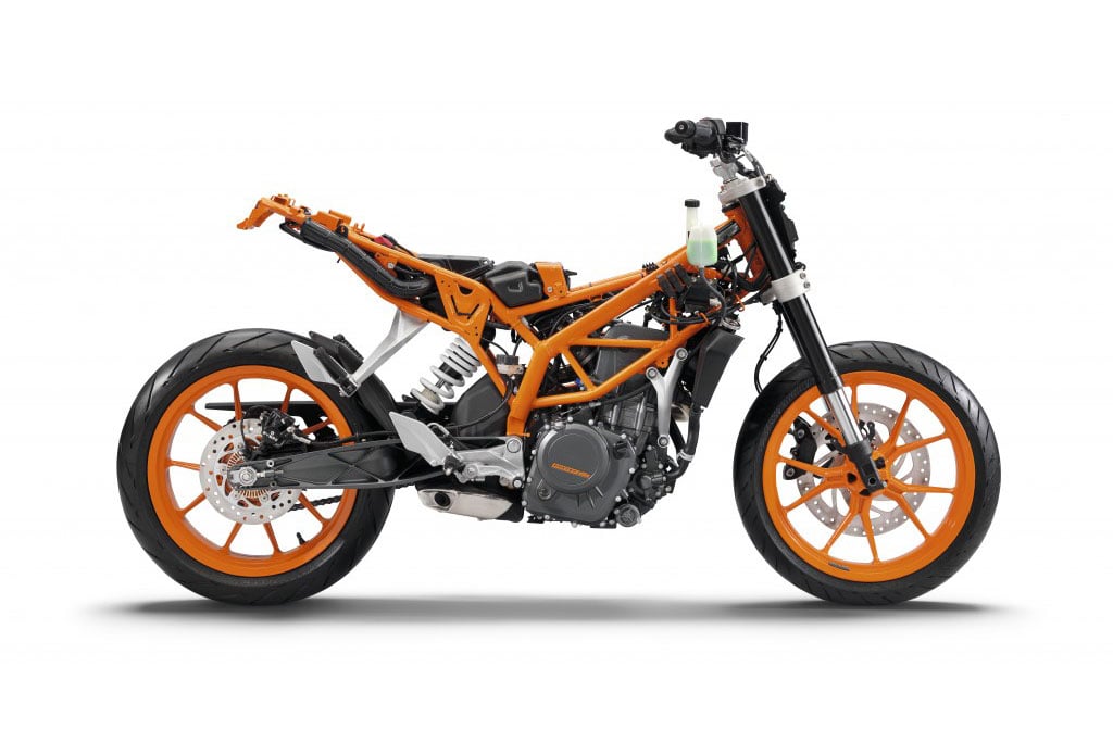 chassis of KTM 390 Adventure