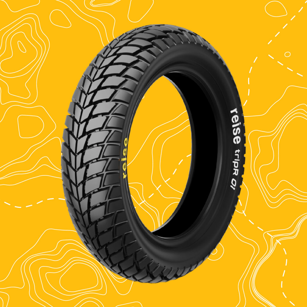 tyres of Hero Destini 125