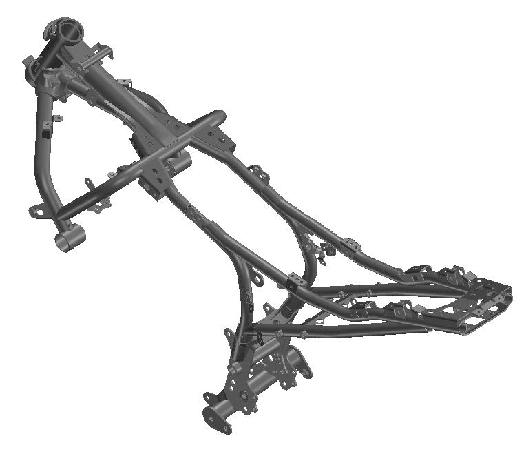 chassis of Yamaha MT-03