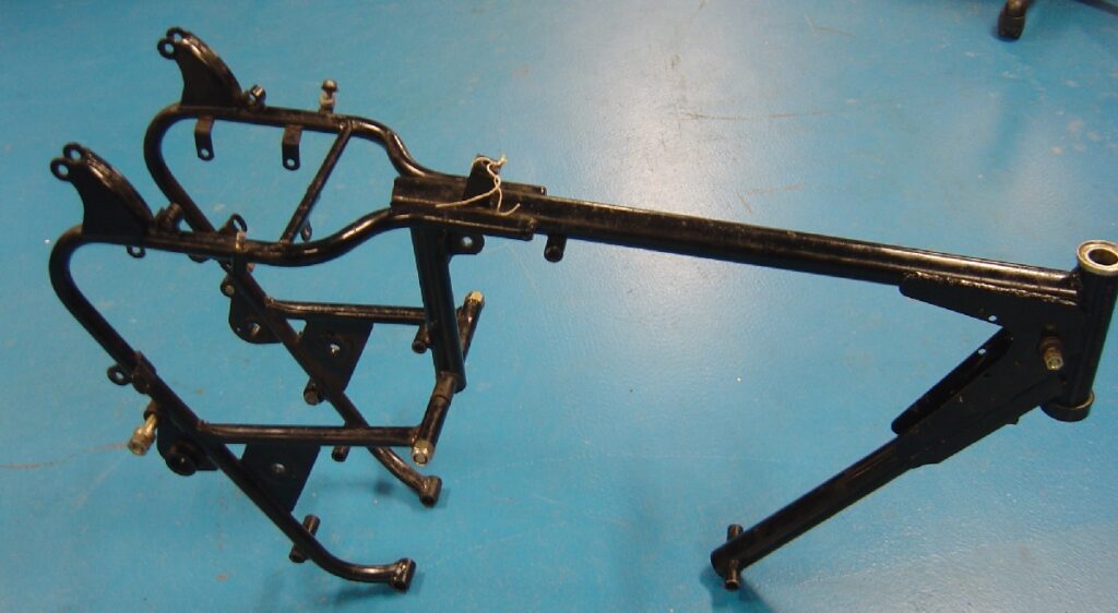 chassis of Royal Enfield Bullet 350