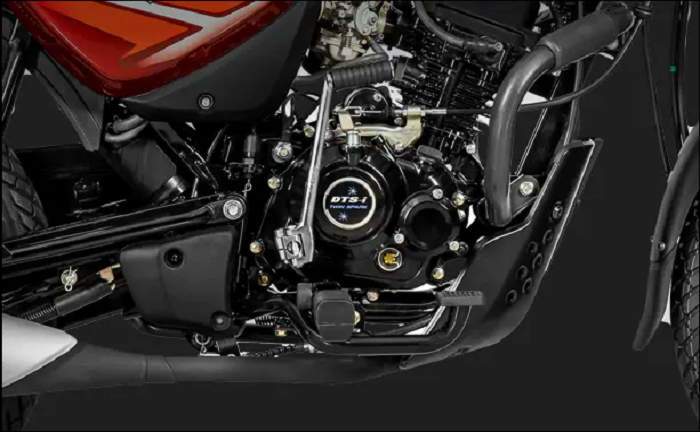 Bajaj CT 110X engine and transmission