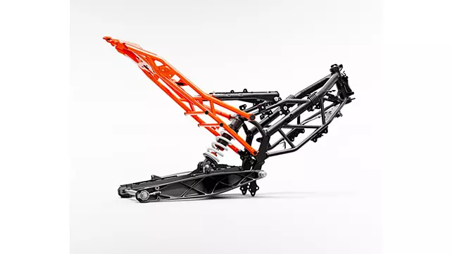 chassis of KTM RC 390 