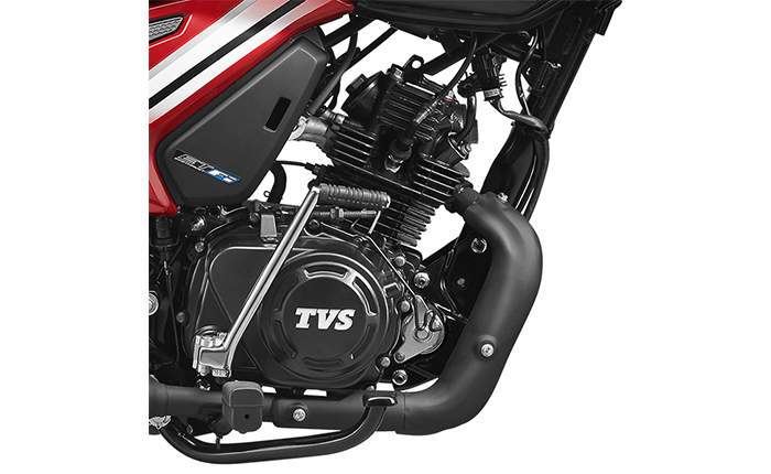 TVS Star City Plus engine and transmission