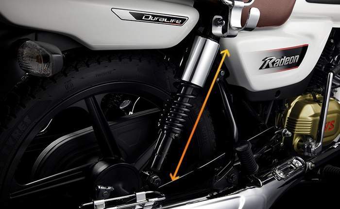 TVS Radeon suspension