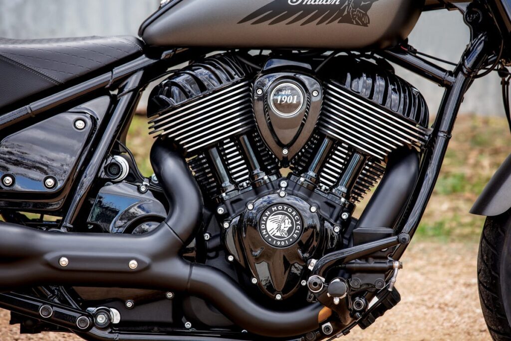 Indian Chief Bobber Dark Horse engine