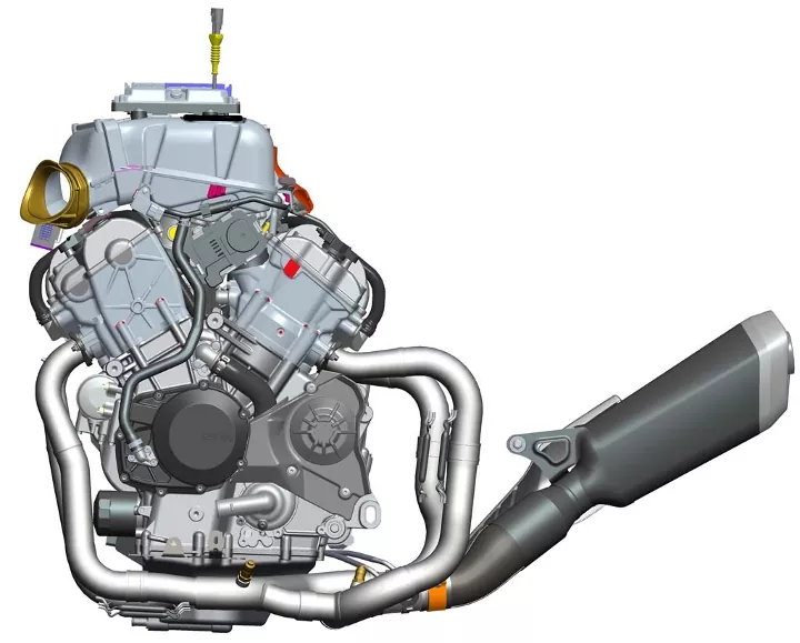 Aprilia RS V4 engine