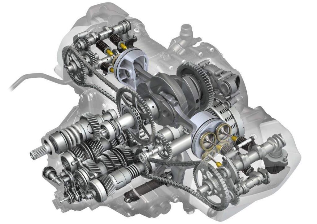 engine and transmission