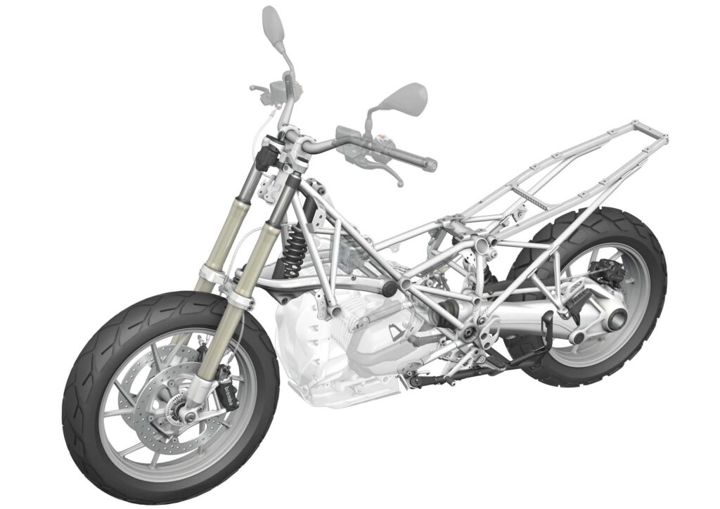 BMW R 1250 GS chassis and suspension