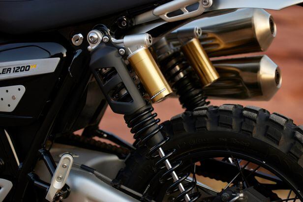 Triumph Scrambler 1200 X suspension