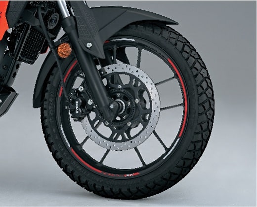 Suzuki V-Strom SX suspension and brakes