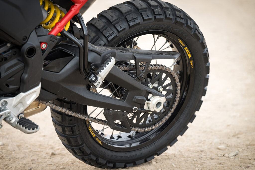 Ducati DesertX  tyres and brakes