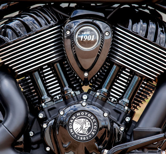 Indian Chief Bobber Dark Horse engine

