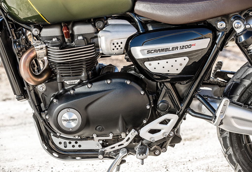 Triumph Scrambler 1200 X engine
