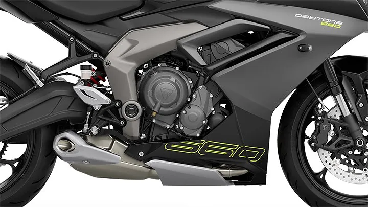 Triumph Daytona 660 engine