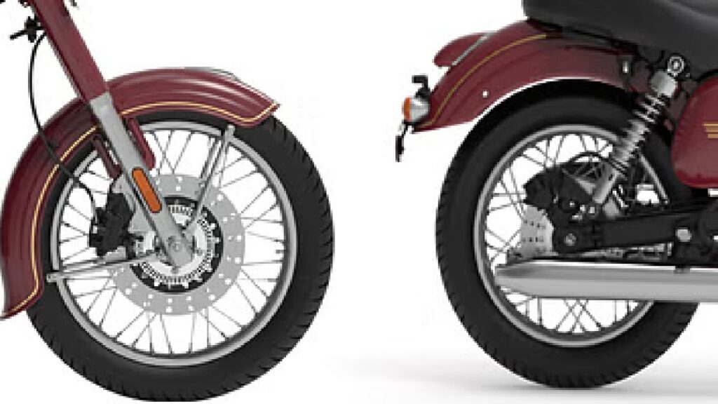 Jawa 350 Chrome Suspension & Brakes (सस्पेंशन एंड ब्रेक्स)