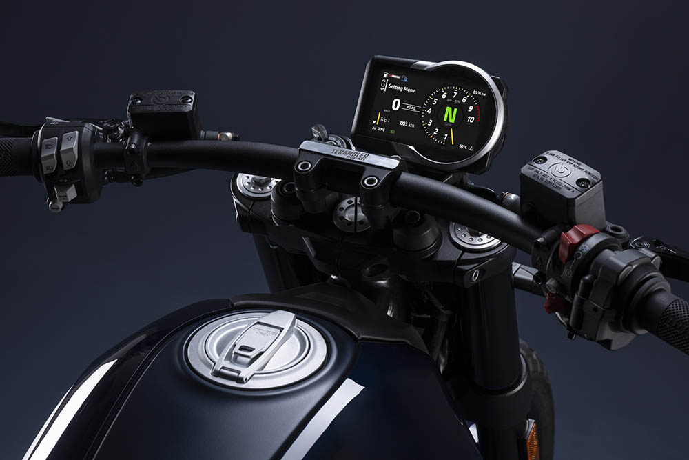 Ducati Scrambler Nightshift meter