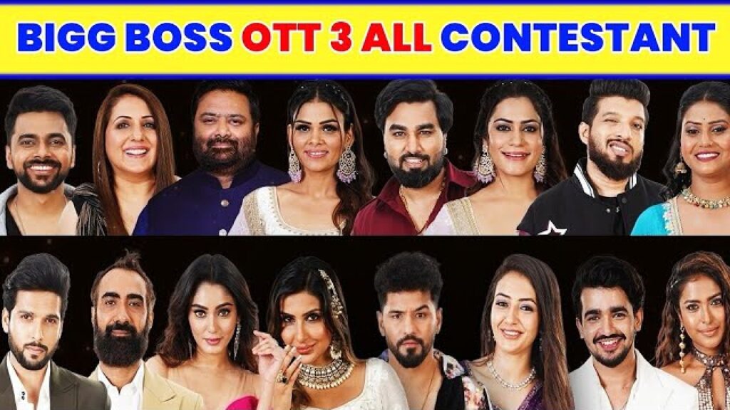 Bigg Boss OTT 3 Contestants list