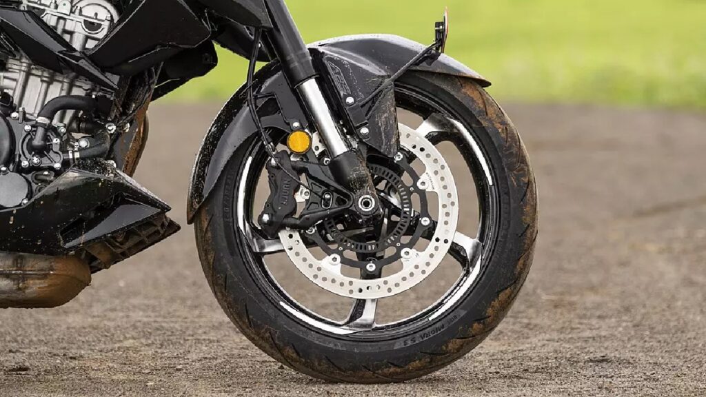 Zontes 350R Suspension & Brakes (सस्पेंशन एंड ब्रेक्स)