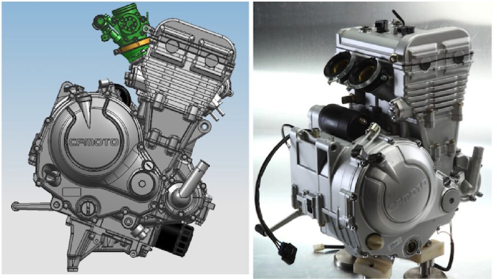 CFMoto 650MT Engine and Transmission (इंजन एंड ट्रांसमिशन)