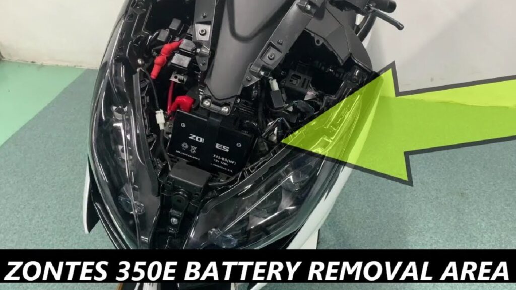 Zontes 350R Motor and Battery (मोटर एंड बैटरी)