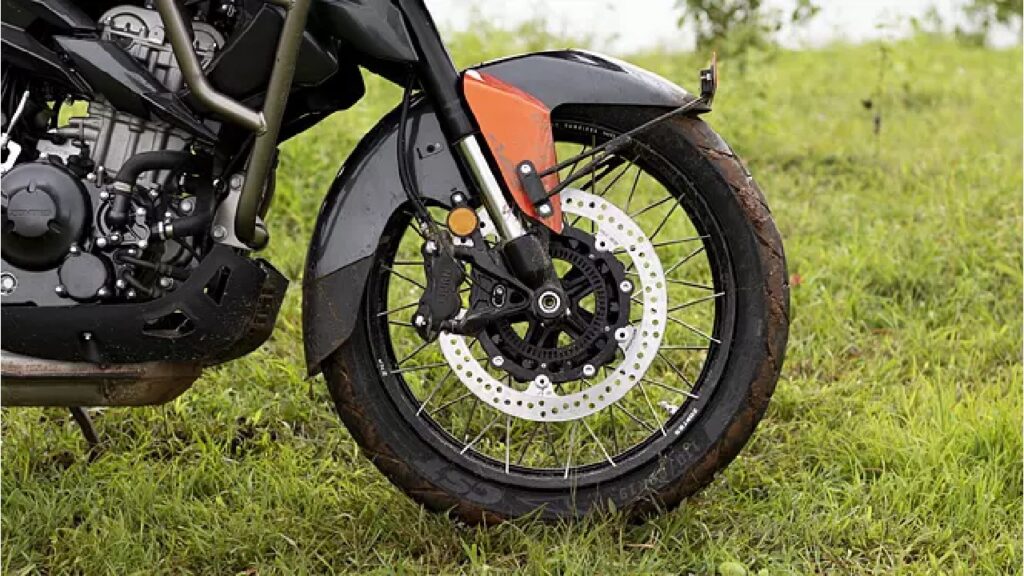 Zontes 350T Suspension & Brakes (सस्पेंशन एंड ब्रेक्स)