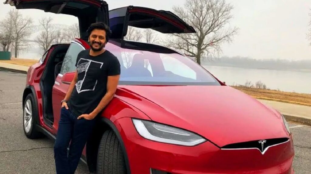 Tesla X of Ritesh Desmukh