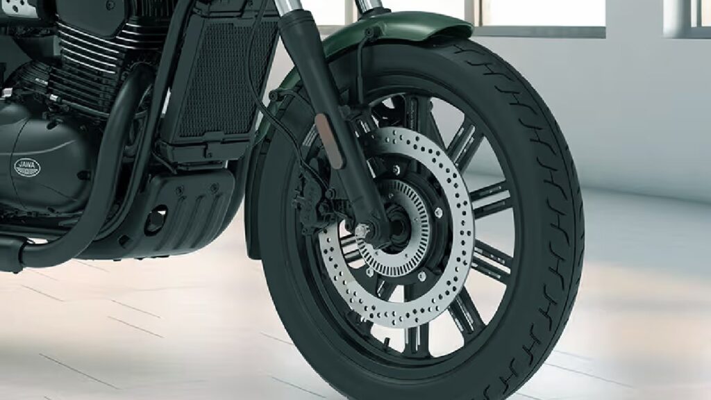 Jawa 42 FJ Tyres and Brakes (टायर्स एंड ब्रेक्स)