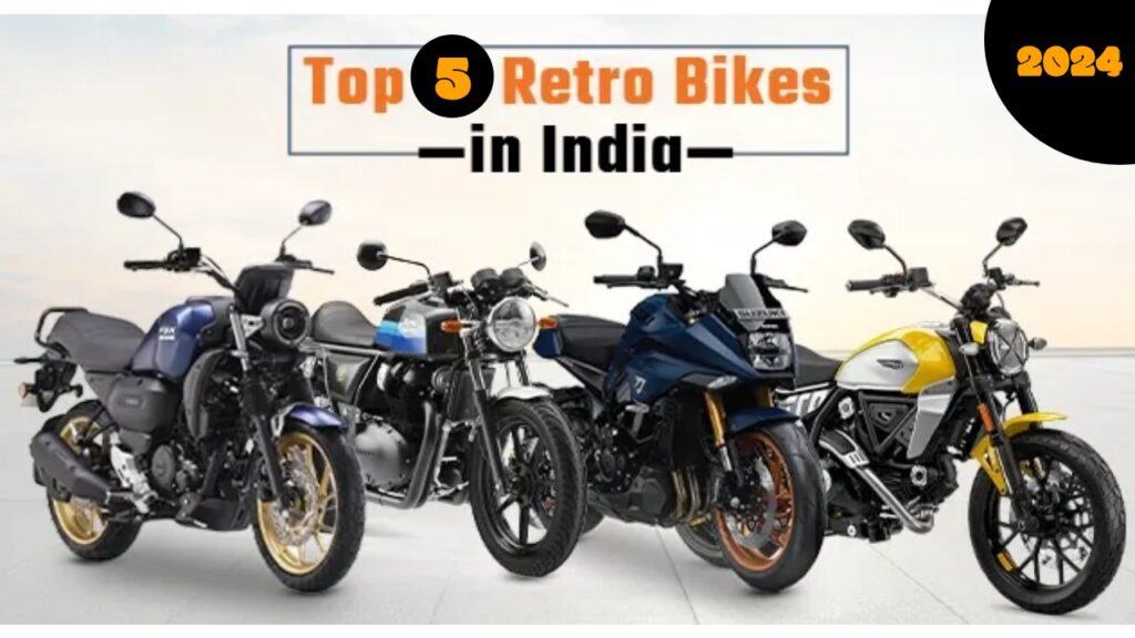 Top 5 Retro Bikes in India in 2024