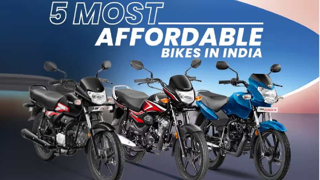 Top 5 Affordable Bikes in India in 2024