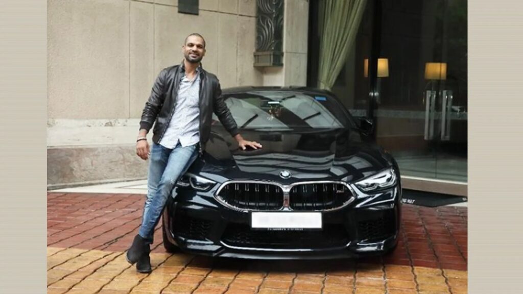 Shikhar Dhawan's BMW M8 Coupe