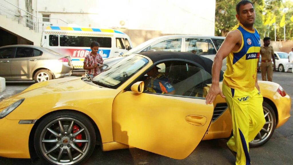 Mahendra Singh Dhoni's Porsche 911