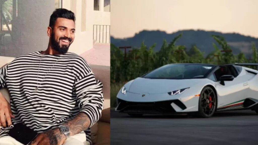 KL Rahul's Lamborghini Huracan Spyder