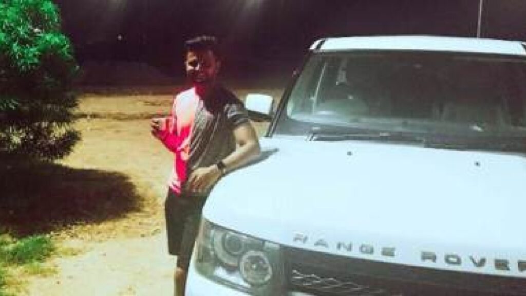 Suresh Raina's Land Range Rover